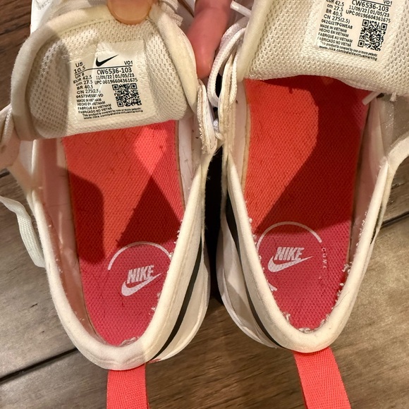 Nike Court Vision Alta (platform) in the whit/Black/Crimson colorway size 10.5W - Picture 7 of 7